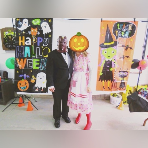 Adult Marvel Vision Halloween Costume Cosplay Mask - Picture 3 of 3